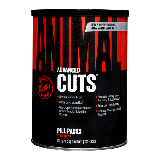 ANIMAL CUTS ( NEW PACKING ) | 42 PACKS | UNIVERSAL NUTRITION