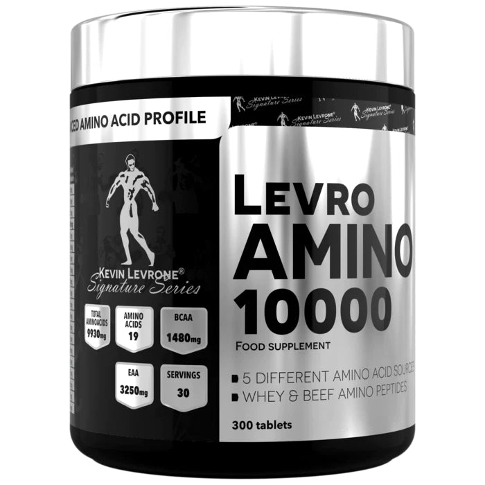 LEVRO AMINO 10000 ( NEW ) | 300 TAB | KEVIN LEVRONE