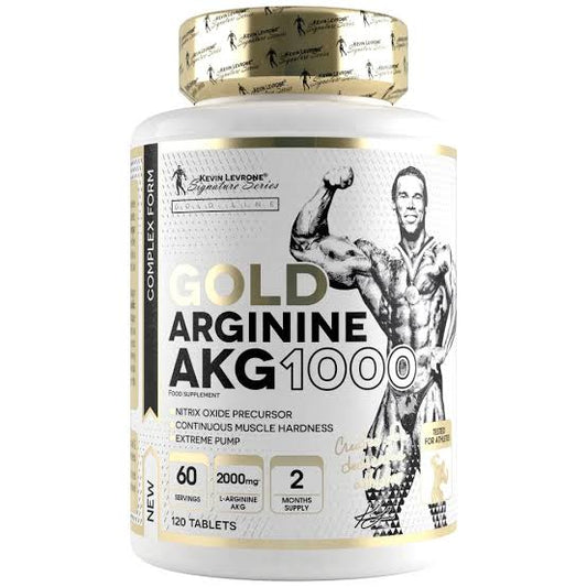 GOLD ARGININE AKG 1000 | 120 TAB | KEVIN LEVRONE