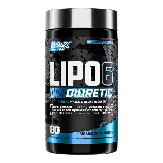 LIPO-6 BLACK DIURETIC (NEW)| 80 CAPS | NUTREX RESEARCH
