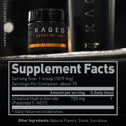 KAGED HCL CRATINE | 75’s | KAGED MUSCLE