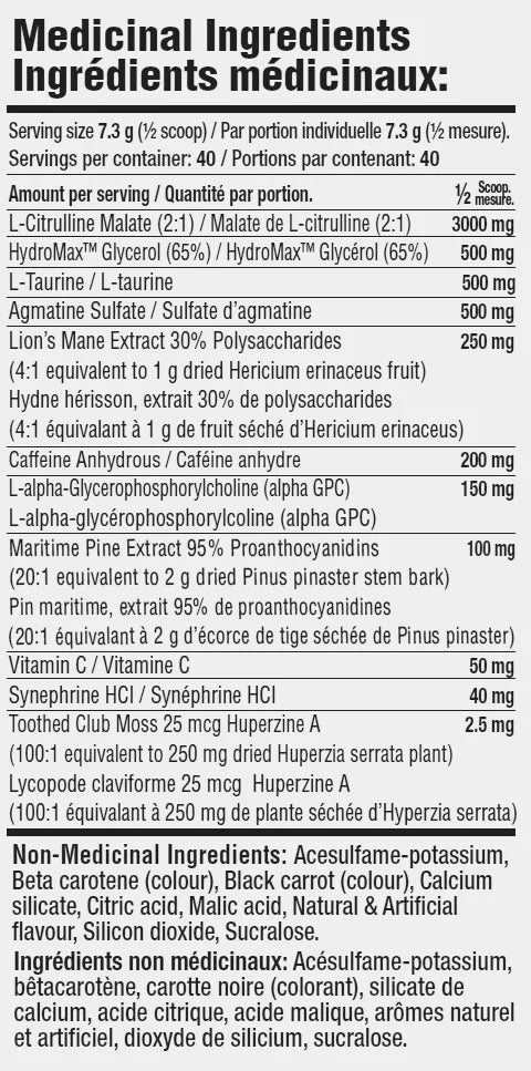 SHOCK | 40's | MAMMOTH SUPPLEMENTS