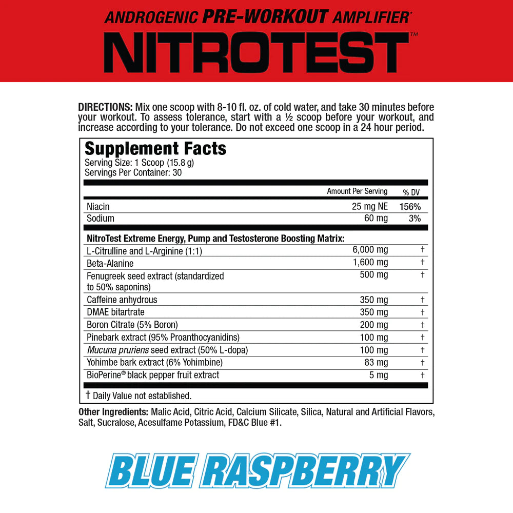NITROTEST | 30's | MUSCLEMEDS