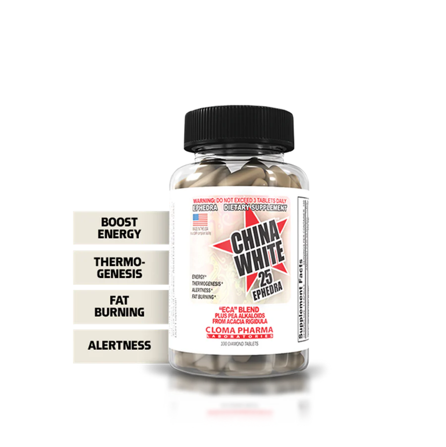 CHINA WHITE | 100 CAPS | CLOMA PHARMA