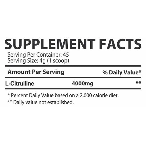 CITRULLINE | 180g | MUSCLE RULZ