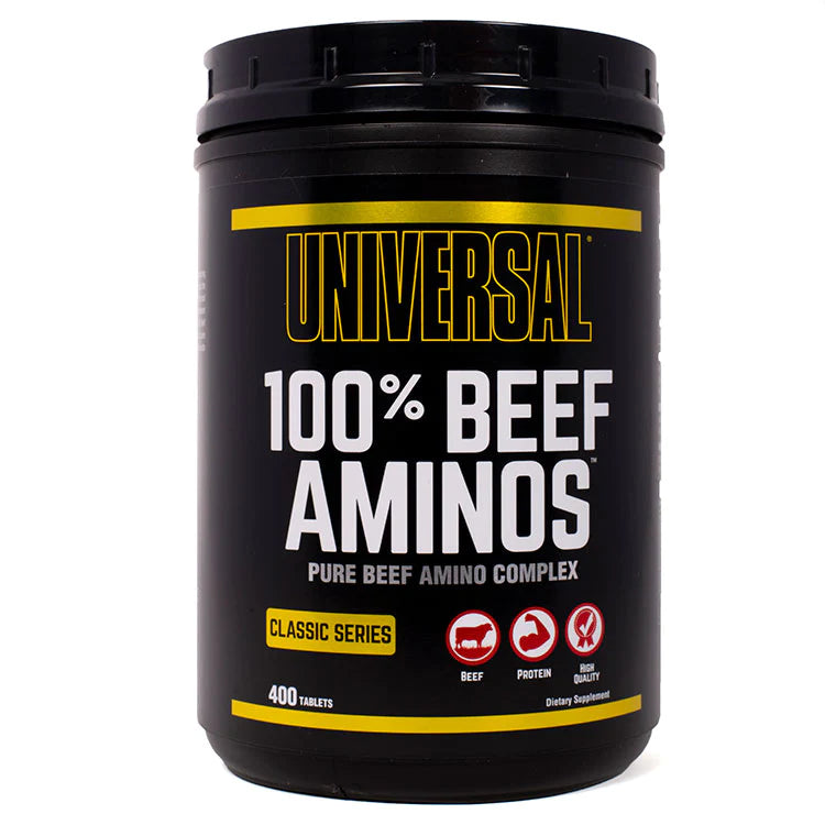 100% BEEF AMINO | 400 TAB | UNIVERSAL NUTRITION