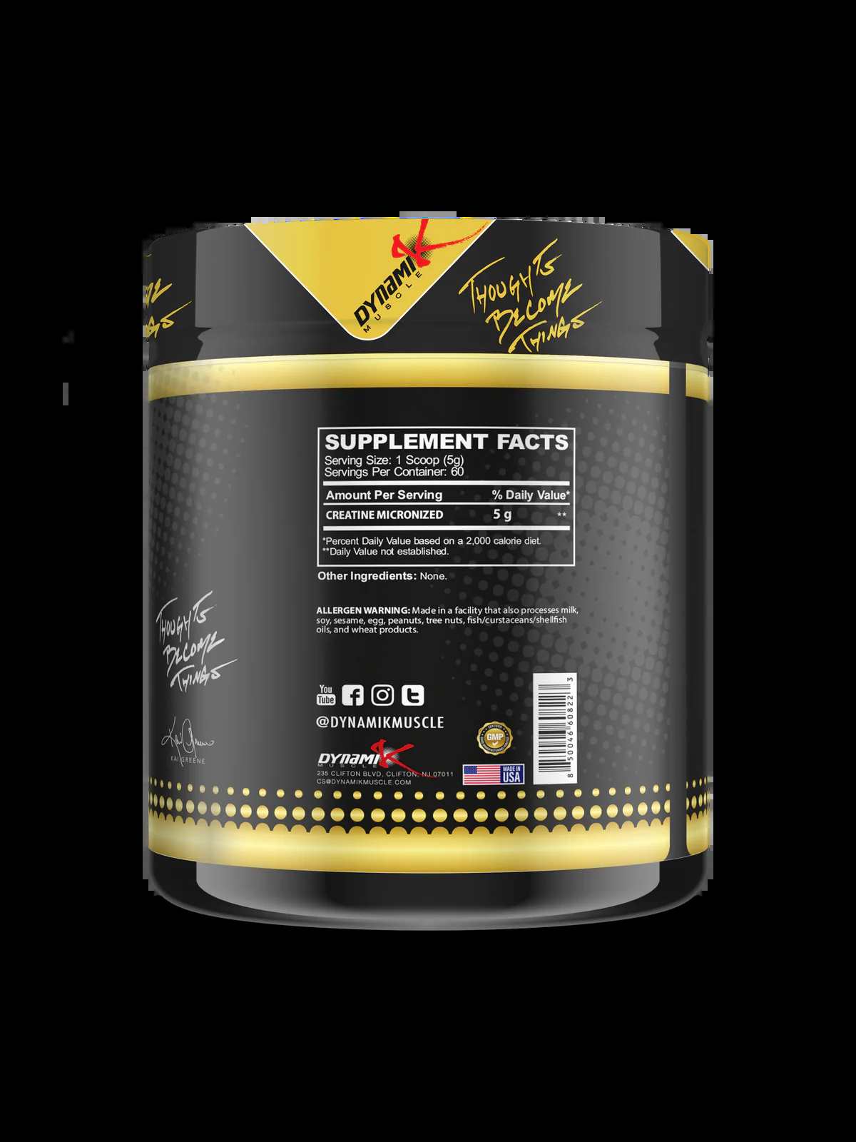 GOLD SEREIS CREATINE | 60's | DYNAMIK MUSCLE