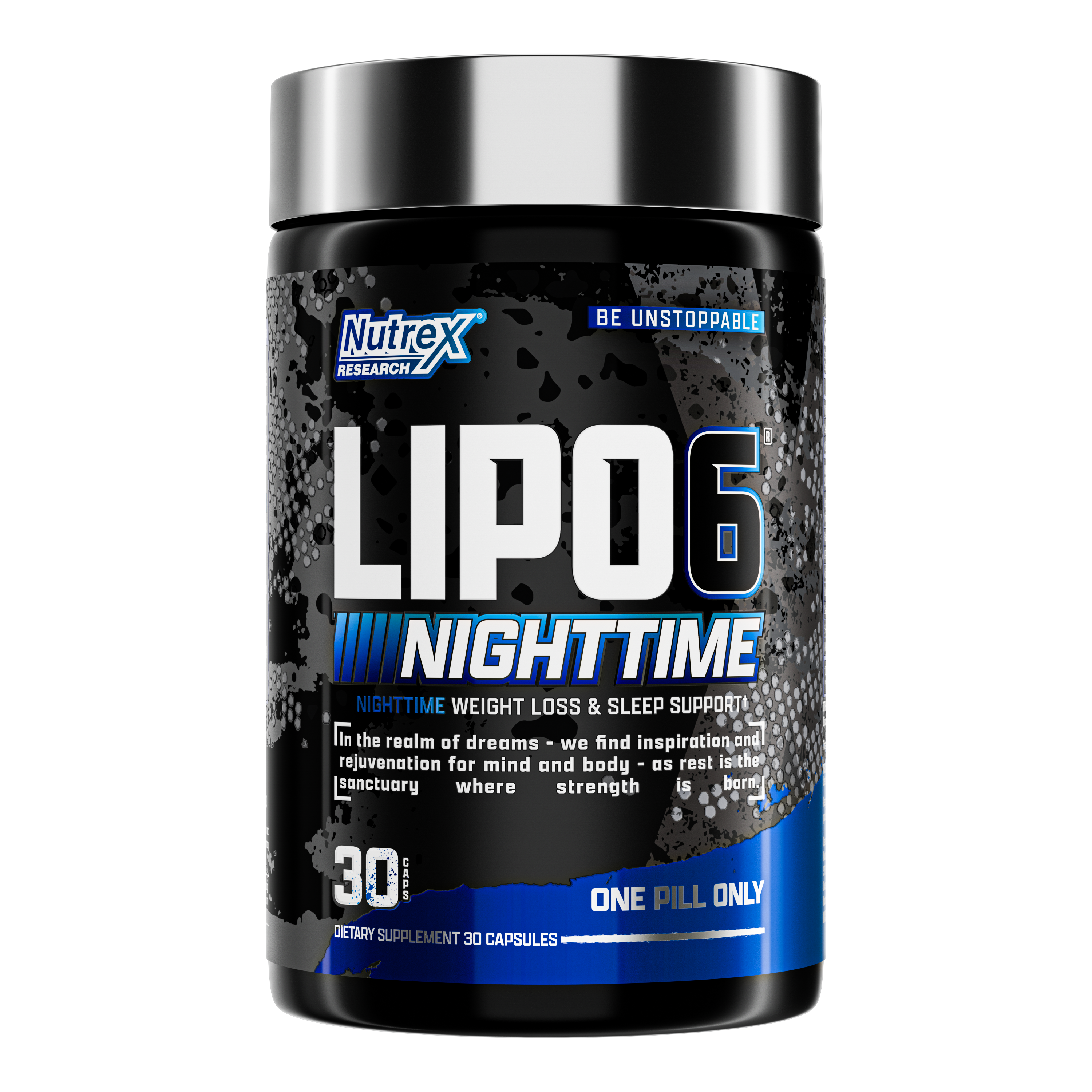 LIPO-6 BLACK NIGHTTIME | 30 CAPS | NUTREX RESEARCH