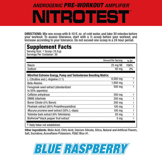 NITROTEST | 30's | MUSCLEMEDS
