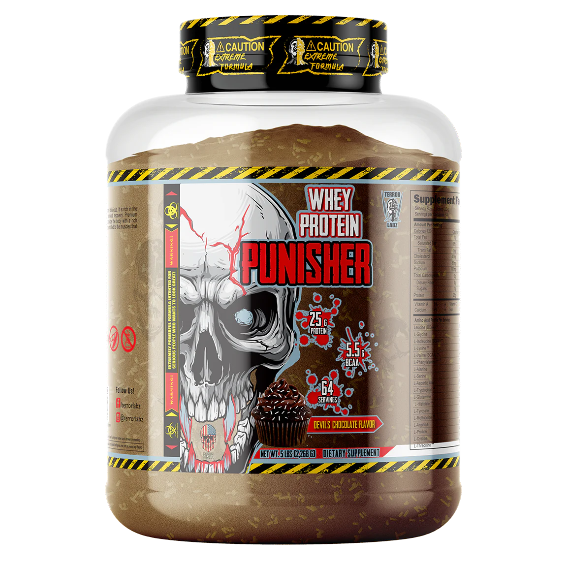 PUNISHER WHEY | 5lb | TERROR LABZ