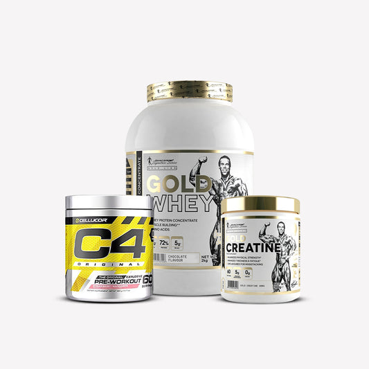 GOLD WHEY 2Kg | GOLD CREATINE ( NEW ) 60’s | C4 ORIGINAL 60's | DEAL🔥