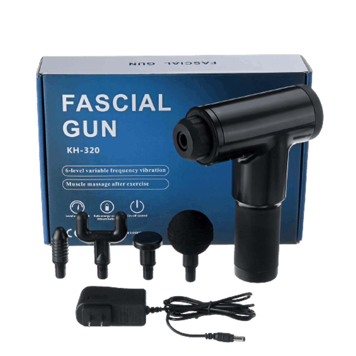 FASCIAL GUN MASSAGE & RECOVERY DEVICE