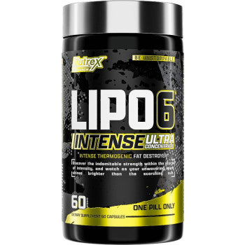 LIPO-6 BLACK INTENSE (NEW)| 60 CAPS | NUTREX RESEARCH