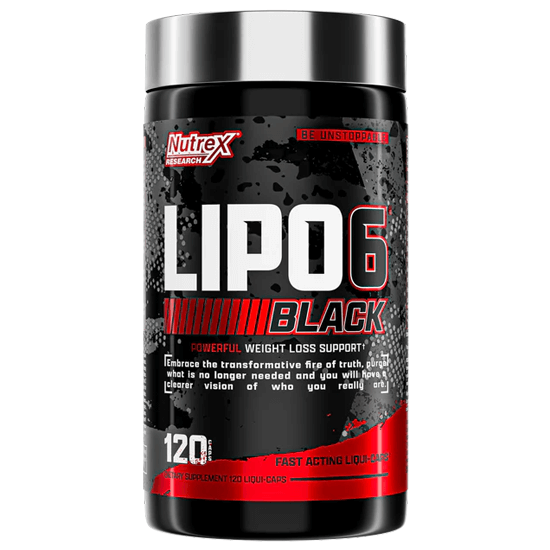 LIPO-6 BLACK (NEW) | 120 CAPS | NUTREX RESEARCH