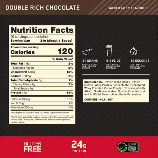 ON 100% WHEY (NEW) | 2Lbs | OPTIMUM NUTRITION