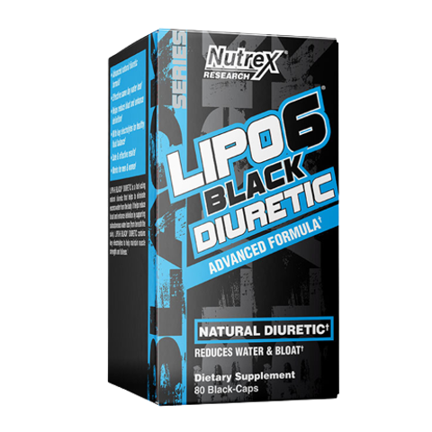 LIPO-6 BLACK DIURETIC | 80 CAPS | NUTREX RESEARCH